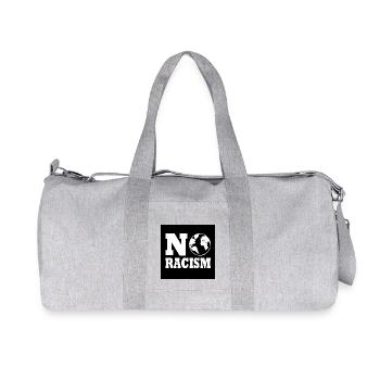 No racism - Sac de sport en toile recyclée Stanley/Stella - gris chiné - Devant
