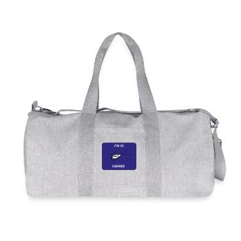 I'm feeling downhill - Recycled Canvas Sports Bag by Stanley/Stella - heather grey - Front