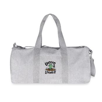 Zombie Hand - Mort-vivant et amour - Sac de sport en toile recyclée Stanley/Stella - gris chiné - Devant