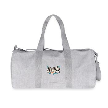 L’équipe de la mariée ! Personnalisable - Sac de sport en toile recyclée Stanley/Stella - gris chiné - Devant