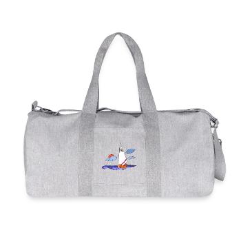 Sailboat - Recycled Canvas Sports Bag by Stanley/Stella - heather grey - Front