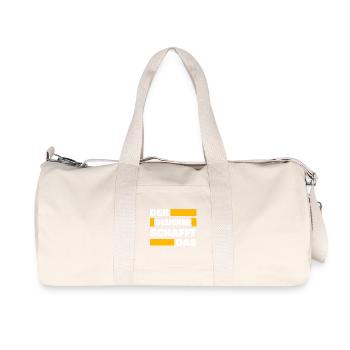 Beruf Designer - Recycelte Canvas-Sporttasche von Stanley/Stella - Naturweiß - Vorne