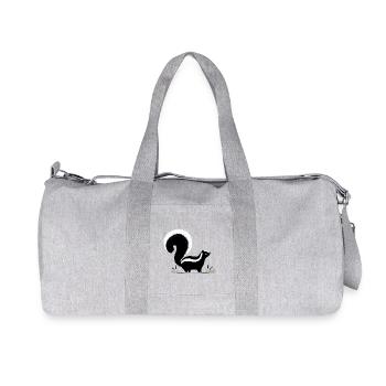 Skunk - Recycled Canvas Sports Bag by Stanley/Stella - heather grey - Front