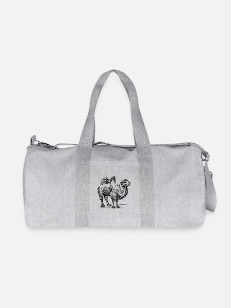 Kamel - Recycelte Canvas-Sporttasche von Stanley/Stella - Grau meliert