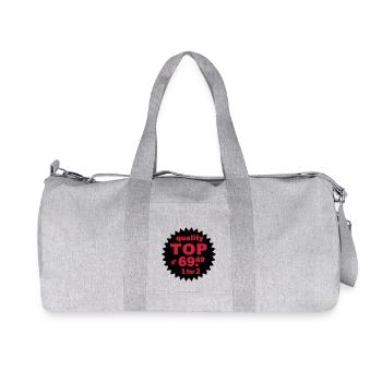 quality T - Sac de sport en toile recyclée Stanley/Stella - gris chiné - Devant