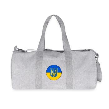 Ukraine - Recycled Canvas Sports Bag by Stanley/Stella - heather grey - Front