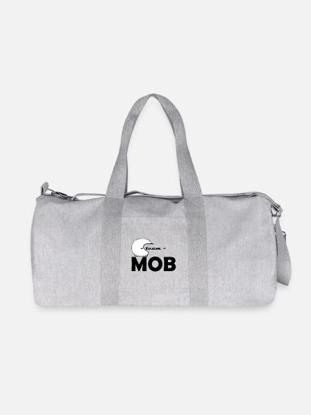 Team Mob - Recycled Canvas Sports Bag by Stanley/Stella - heather grey