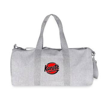 Karate - Recycled Canvas Sports Bag by Stanley/Stella - heather grey - Front