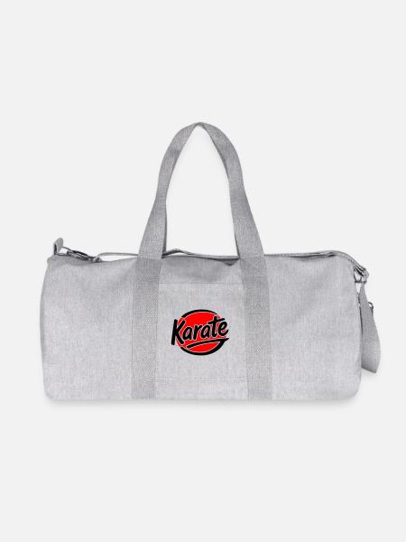 Karate - Recycelte Canvas-Sporttasche von Stanley/Stella - Grau meliert