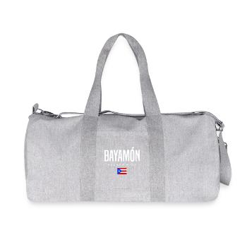Bayamón Puerto Rico Puerto Ricans - Recycled Canvas Sports Bag by Stanley/Stella - heather grey - Front