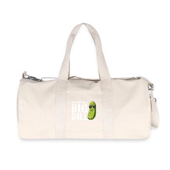 Big Dill Pickle Pun Tee - Sac de sport en toile recyclée Stanley/Stella - blanc naturel - Devant