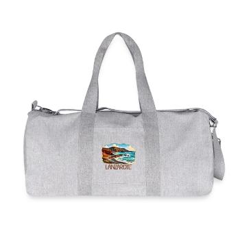 Lanzerote Coast - Recycled Canvas Sports Bag by Stanley/Stella - heather grey - Front