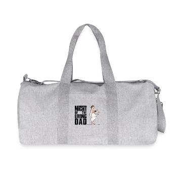 Dad of the year: Night of the living DAD - Recycled Canvas Sports Bag by Stanley/Stella - heather grey - Front