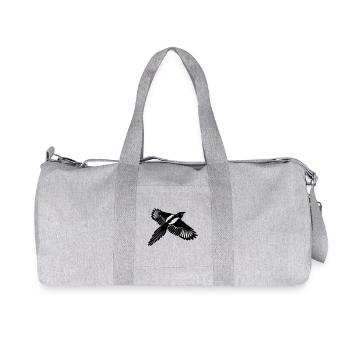 Elster Magpie - Recycelte Canvas-Sporttasche von Stanley/Stella - Grau meliert - Vorne