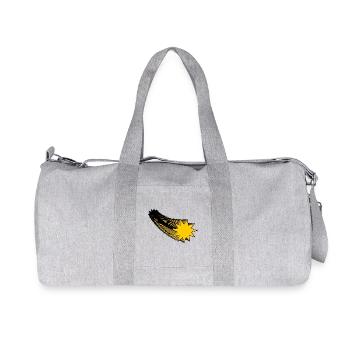 STAR. STARS. STAR. FEAST. ANNIVERSARY. CHRISTMAS - Recycled Canvas Sports Bag by Stanley/Stella - heather grey - Front