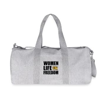 Women life freedom - Sac de sport en toile recyclée Stanley/Stella - gris chiné - Devant