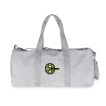 Icône de plateau de vélo - Sac de sport en toile recyclée Stanley/Stella - gris chiné - Devant