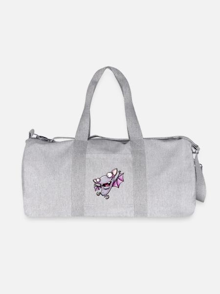 bat - Recycelte Canvas-Sporttasche von Stanley/Stella - Grau meliert