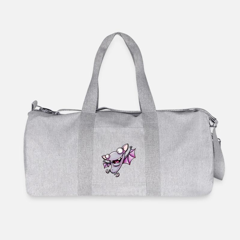 bat - Recycelte Canvas-Sporttasche von Stanley/Stella - Grau meliert