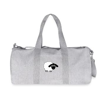 Schaf - Recycelte Canvas-Sporttasche von Stanley/Stella - Grau meliert - Vorne