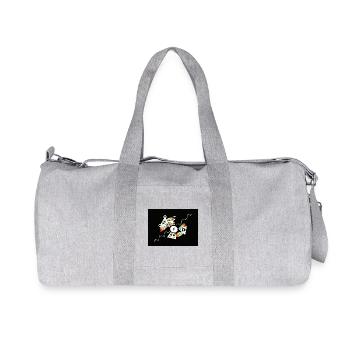 Good Vibes - Recycled Canvas Sports Bag by Stanley/Stella - heather grey - Front