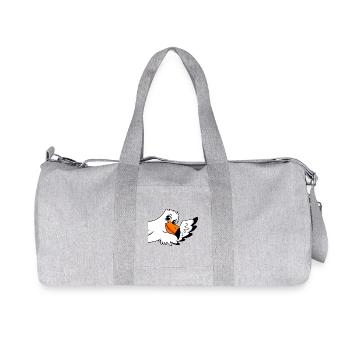 Salutation de mouette - Sac de sport en toile recyclée Stanley/Stella - gris chiné - Devant