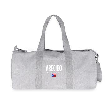 Arecibo Puerto Rico Puerto Ricans - Recycled Canvas Sports Bag by Stanley/Stella - heather grey - Front