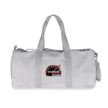 Geschwindigkeit – Auto T-Shirt - Recycelte Canvas-Sporttasche von Stanley/Stella - Grau meliert - Vorne