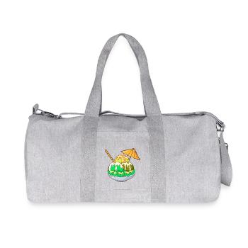 Ice cream ice cream ice cream ice cream ball ice cream sundae - Recycled Canvas Sports Bag by Stanley/Stella - heather grey - Front