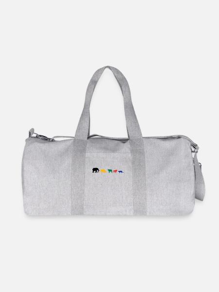 Big Five Africa Safari - Recycled Canvas Sports Bag by Stanley/Stella - heather grey