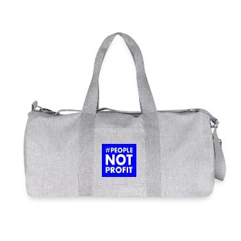 People not profit - Sac de sport en toile recyclée Stanley/Stella - gris chiné - Devant