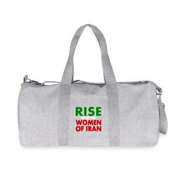Rise with the women of iran - Sac de sport en toile recyclée Stanley/Stella - gris chiné - Devant