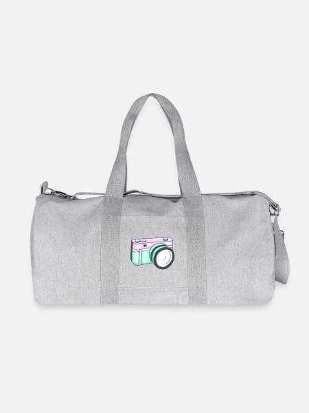 Leidenschaft für die Fotografie #fotografia #camara - Recycelte Canvas-Sporttasche von Stanley/Stella - Grau meliert