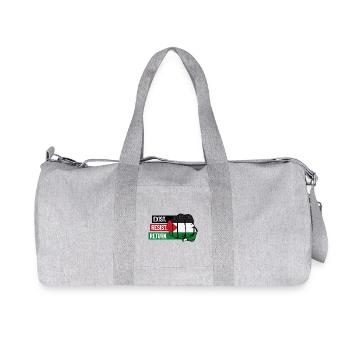Fist with Palestinian Flag. Exist. Resist. Return - Sac de sport en toile recyclée Stanley/Stella - gris chiné - Devant