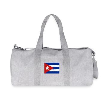 Drapeau de Cuba - Sac de sport en toile recyclée Stanley/Stella - gris chiné - Devant