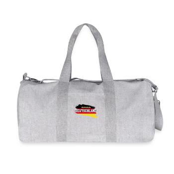 Germany 5 stars - Recycled Canvas Sports Bag by Stanley/Stella - heather grey - Front