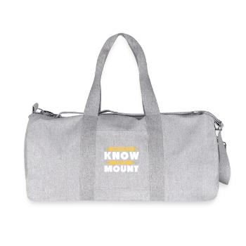taxidermie - Sac de sport en toile recyclée Stanley/Stella - gris chiné - Devant