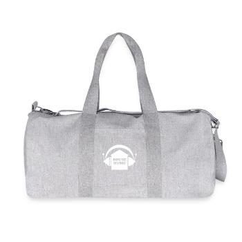 House Music - Recycled Canvas Sports Bag by Stanley/Stella - heather grey - Front