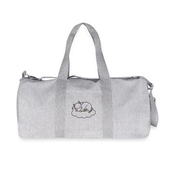 Sleeping Cow Cloud Dream Baby - Recycled Canvas Sports Bag by Stanley/Stella - heather grey - Front