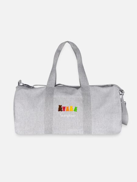 Teamplayer - Recycelte Canvas-Sporttasche von Stanley/Stella - Grau meliert