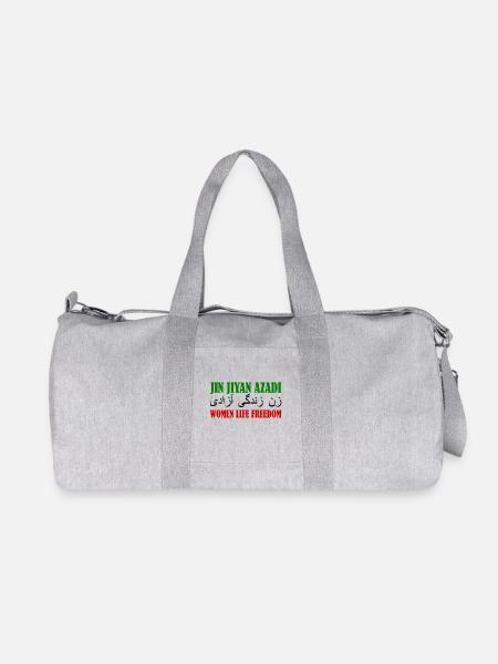 Women life freedom - Recycelte Canvas-Sporttasche von Stanley/Stella - Grau meliert