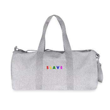Slave - Recycled Canvas Sports Bag by Stanley/Stella - heather grey - Front