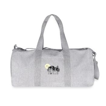 Mystic Night Forest Silhouette - Sac de sport en toile recyclée Stanley/Stella - gris chiné - Devant