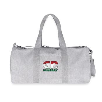 hungary_gp - Recycled Canvas Sports Bag by Stanley/Stella - heather grey - Front
