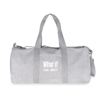 Et si je ne le faisais pas — ND masquant l’épuisement - Sac de sport en toile recyclée Stanley/Stella - gris chiné - Devant