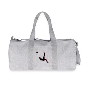 Soccer Overhead Kick Sports - Recycled Canvas Sports Bag by Stanley/Stella - heather grey - Front