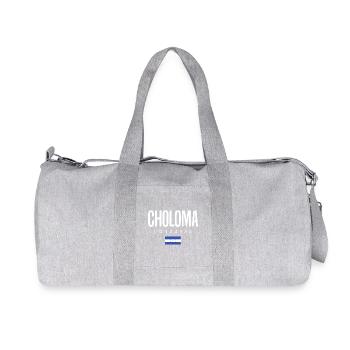 Choloma Honduras Honduraner - Recycelte Canvas-Sporttasche von Stanley/Stella - Grau meliert - Vorne