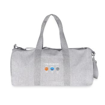 Physics Physicist Teacher Science Funny Saying - Recycled Canvas Sports Bag by Stanley/Stella - heather grey - Front