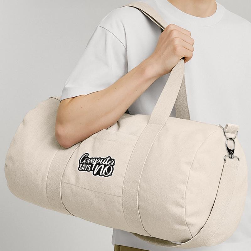 Computer Says No Funny Programmer Nerd Technique Recycled Canvas Sports Bag by Stanley/Stella
