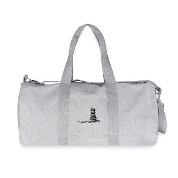 Meditation Yoga stones in perfect balance - Recycled Canvas Sports Bag by Stanley/Stella - heather grey - Front